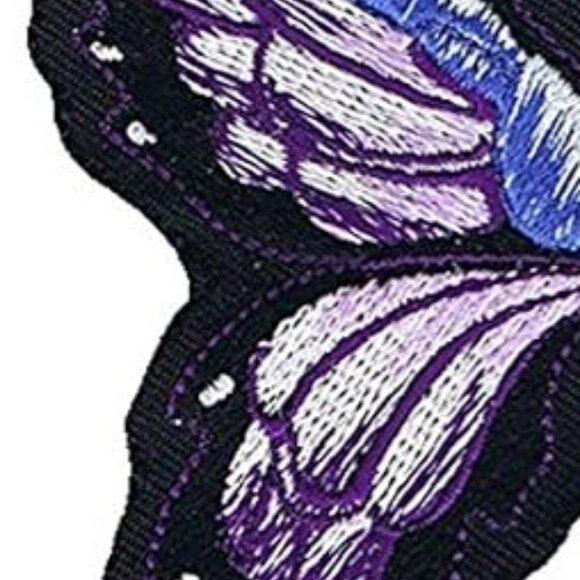 Lethal Threat Unisex Purple Butterfly 3.5"x3.5" Patch MN32028 💸 - Picture 4 of 4